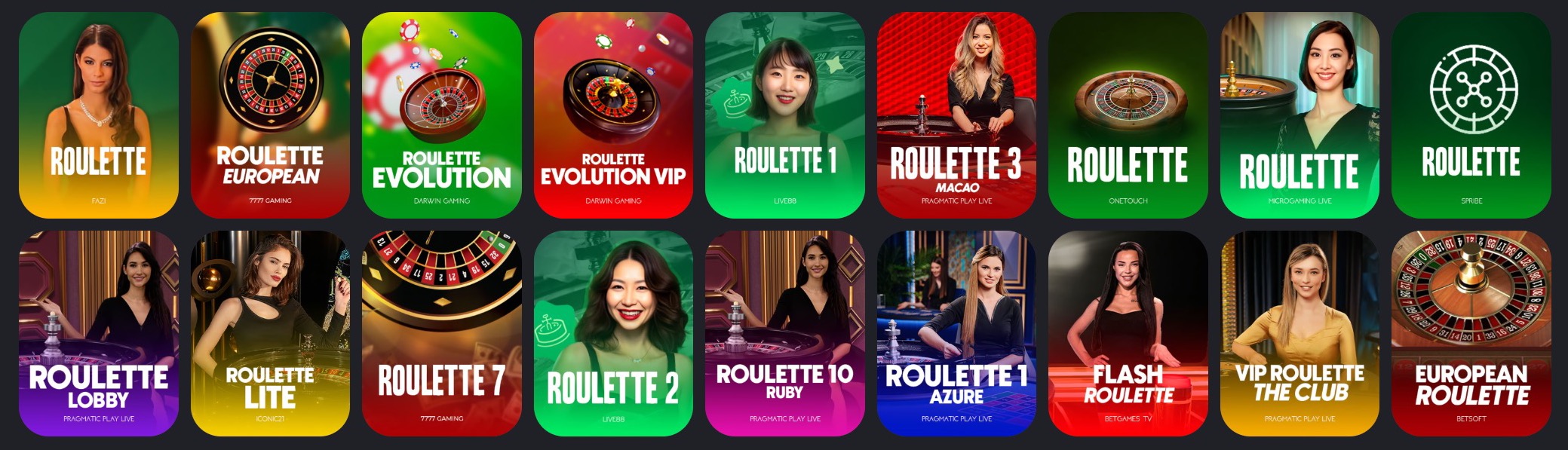 Golden Panda Casino — Tables live roulette Darwin, Pragmatic, Betsoft